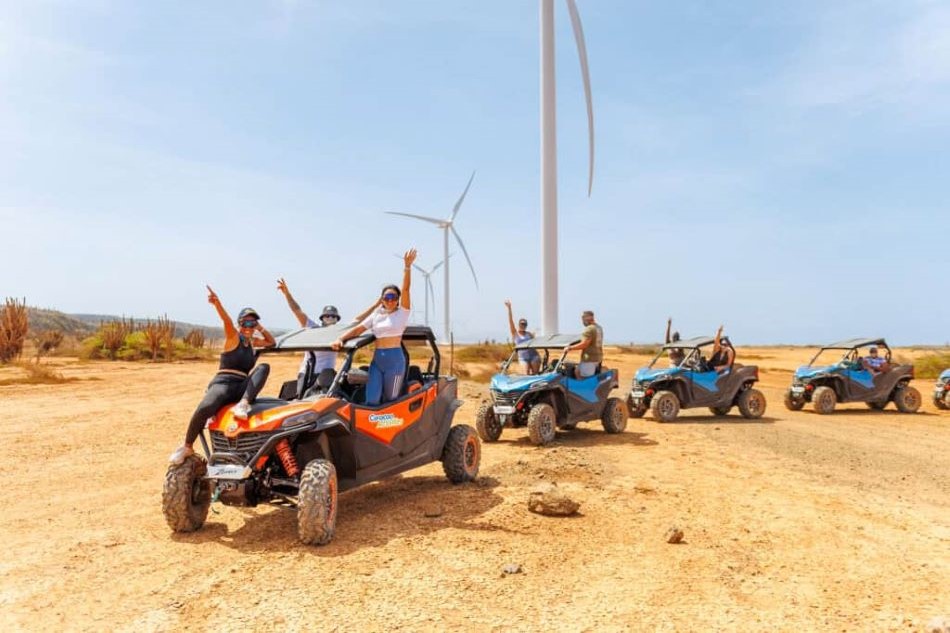 4-in-1 UTV Buggy Expedition in West Curaçao with Transportation