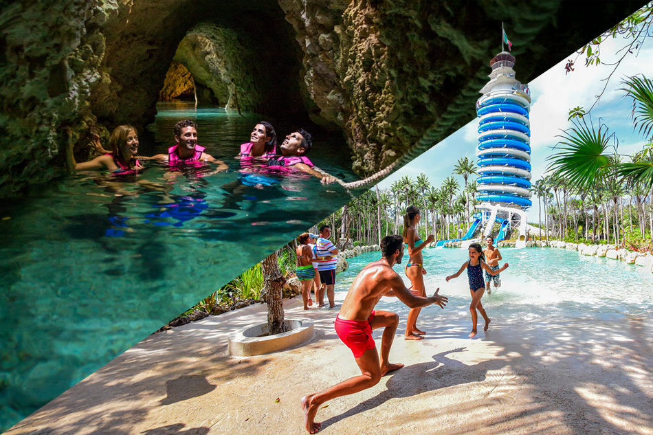 Two-Day Adventure Pass: Xcaret Plus + Xel-Ha All-Inclusive