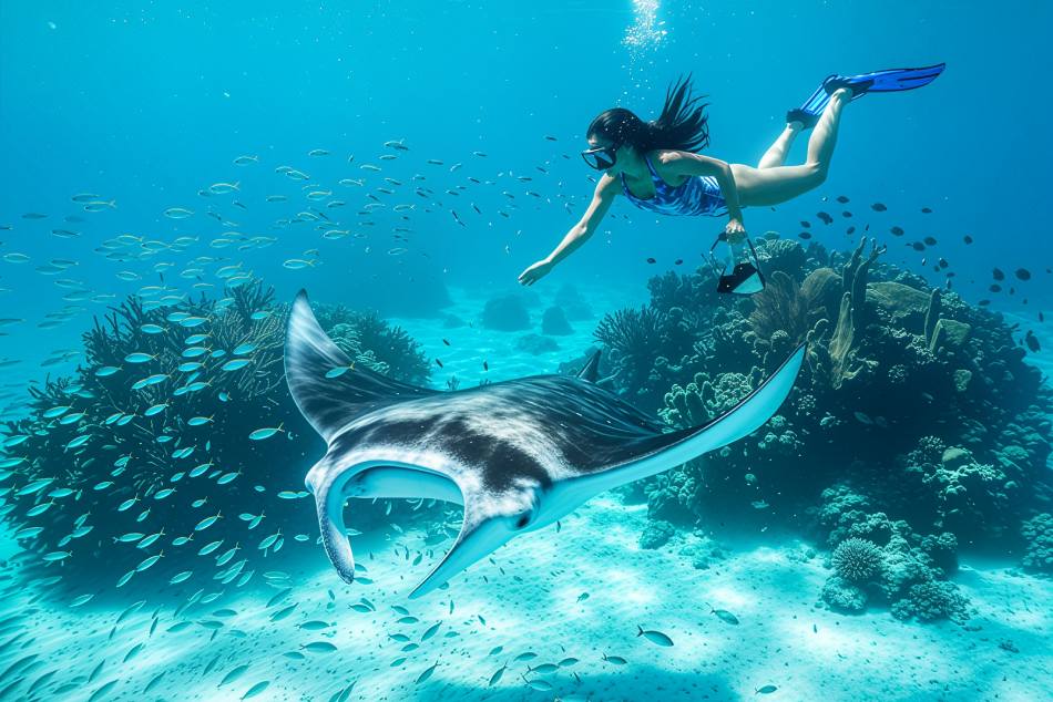 Stingray Adventure + Island Safari with Lunch and Transportation