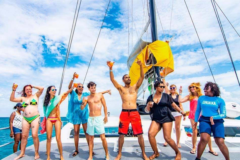 Dunn’s River Falls, Climb, Catamaran Sail and Snorkel