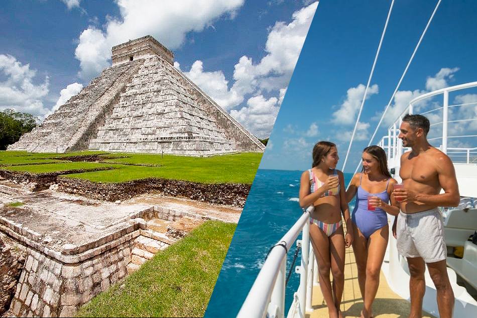 Passe de aventura de dois dias: Xichen Deluxe + Catamarán Prime de Riviera Maya Playa del Carmen