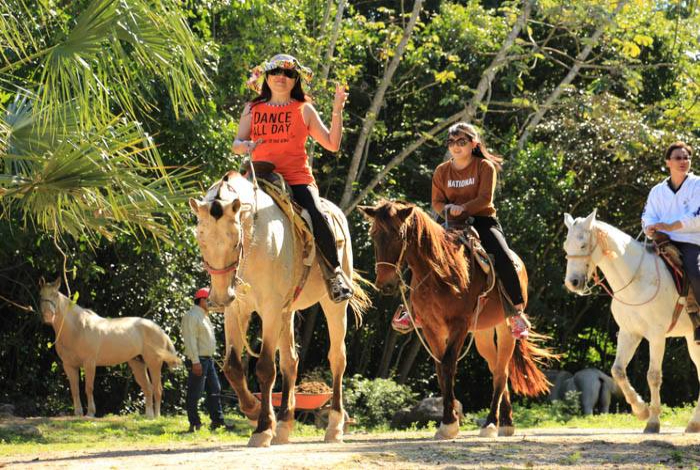 Extreme Adventure 3 in 1: Horseback Riding, Single ATV, and Zip Line + Cenote 