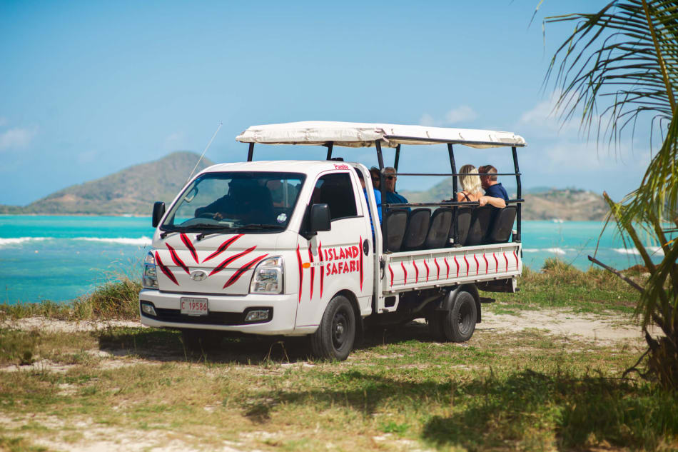 Island Safari Discovery: History and Beach in Antigua, including Meals and Transportation