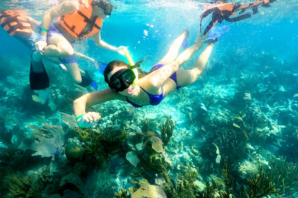 Catamaran Reef Snorkel in Riviera Maya with Transportation