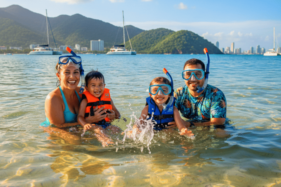 Deer Island: Adventure, Beach and Snorkel with Transportation