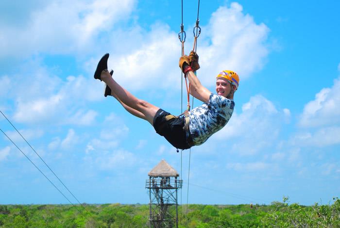 Tulum Xtreme: Adventure in the Ruins, Jungle Zips and a Cenote - including Lunch and Transportation